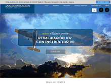 Tablet Screenshot of microsimulacion.com